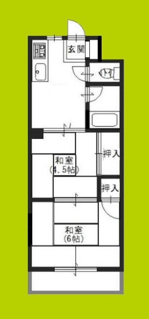 グリーンハイツ加美 間取り
