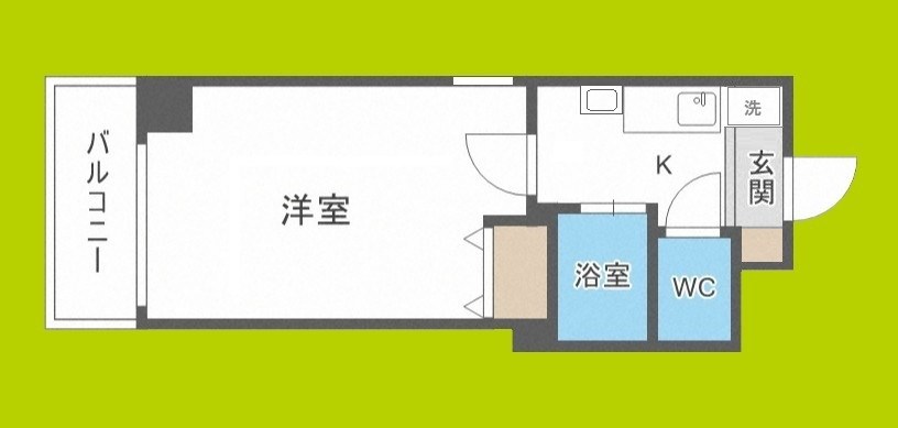YAHATA西長堀 間取り