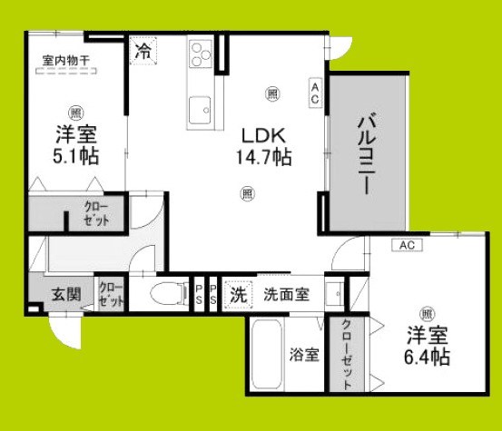 Green Village 間取り