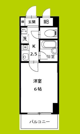 ラ・フェリオ新深江 間取り