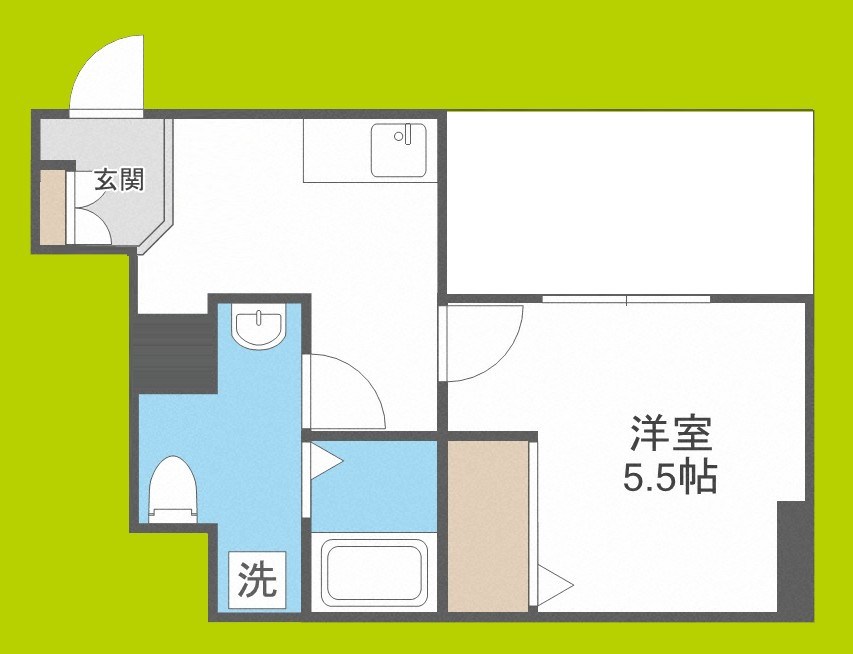 グランドゥール九条 間取り