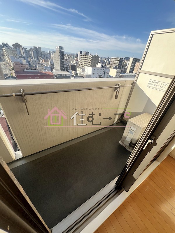 ラナップスクエア南堀江 ベランダ