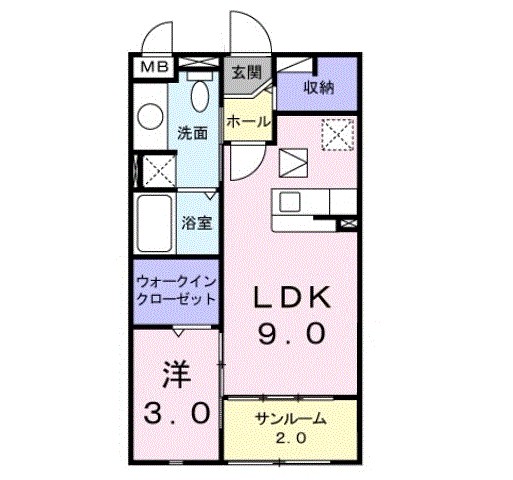 コンフォ－トＡ 間取り
