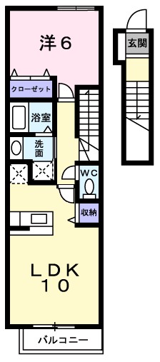 プラッツ　くみのき 間取り
