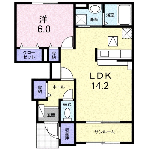 ＹＵ弐番館 間取り