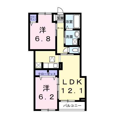 ツイテールⅡ 間取り