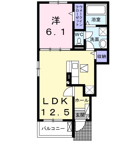 コンフォール北園 間取り