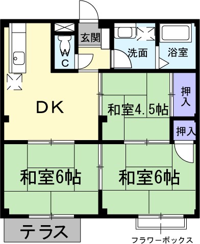 第１ハイツ 間取り