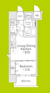 ジオエント福島野田レジデンス 間取り