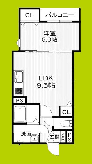 Kvell　Garden春日 間取り