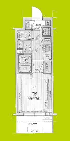 プレサンス西九条GATERISE 間取り