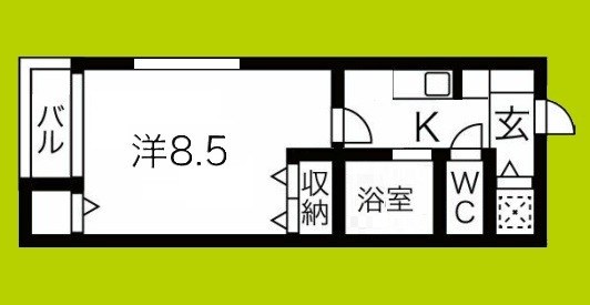 矢田健商店中ノ棟マンション 間取り