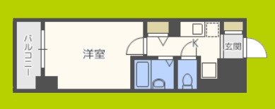 ラナップスクエア南森町 間取り