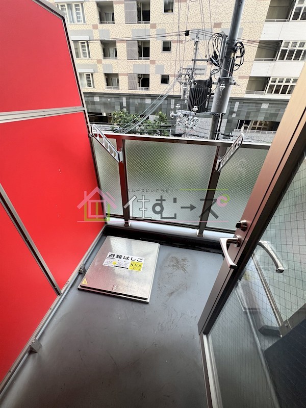 グランパシフィック天満橋 ベランダ