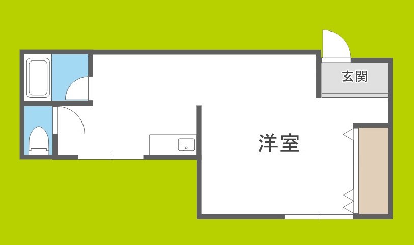 コーポはぎ 間取り