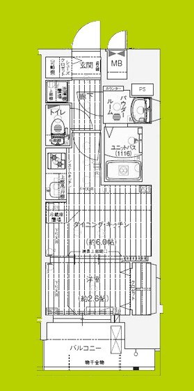 プレサンス長田レジェール 間取り