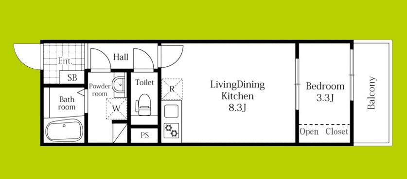 リブレメゾン淡路Ⅰ 間取り図