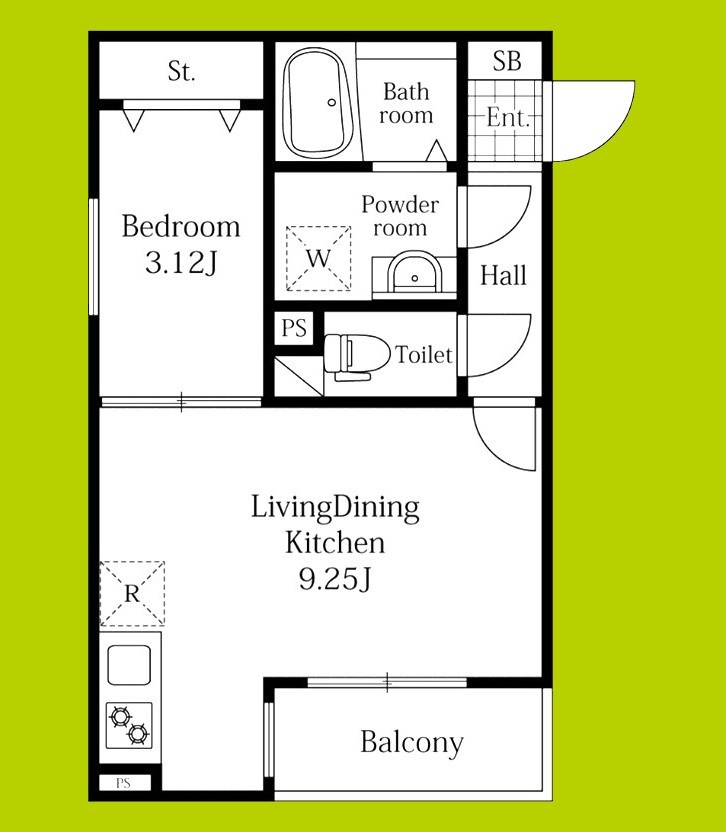 リブレメゾン淡路Ⅰ 間取り図