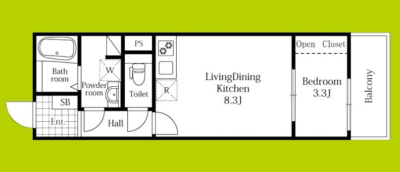 リブレメゾン淡路Ⅰ 間取り