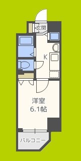 プレサンス中之島公園グラシア 間取り
