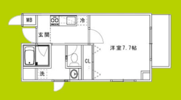 TOYOTOMI STAY PREMIUM 天王寺公園南Ⅰ 間取り