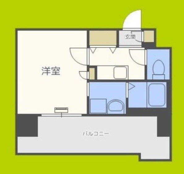 LUXE難波EAST 間取り