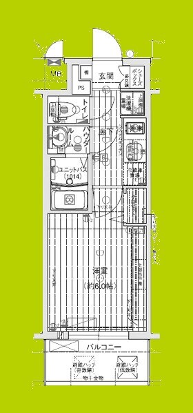 プレサンス鶴橋トレヴィエ 間取り