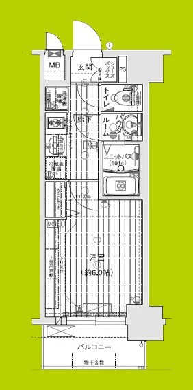 プレサンス鶴橋トレヴィエ 間取り