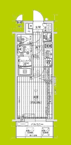 プレサンス鶴橋トレヴィエ 間取り