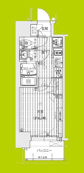 プレサンス鶴橋トレヴィエ 間取り