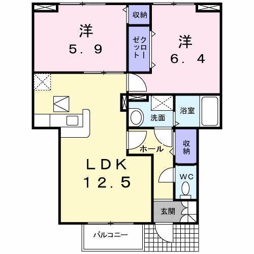 ラ・フローレンス 間取り