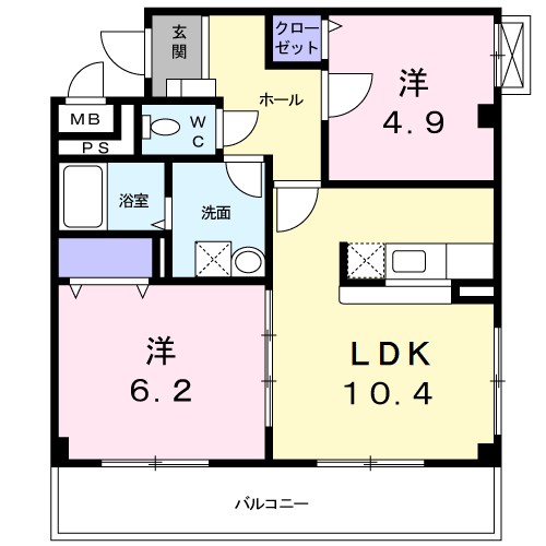 グランソレイユ 間取り