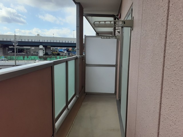 グランソレイユ ベランダ