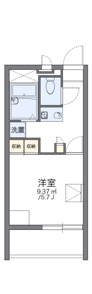 レオパレス長橋タウン 間取り