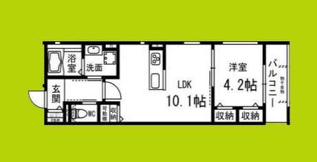 （仮称）大阪市住吉区長居西1丁目PJ 間取り図