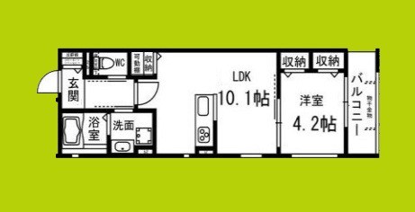 （仮称）大阪市住吉区長居西1丁目PJ 間取り