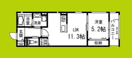 （仮称）大阪市住吉区長居西1丁目PJ 間取り