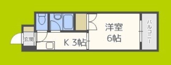 東洋プラザ泉尾 間取り