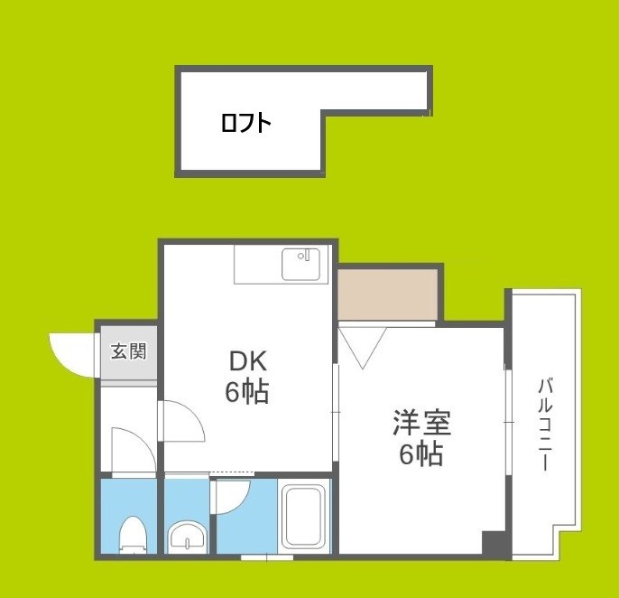 長居大発マンション 間取り