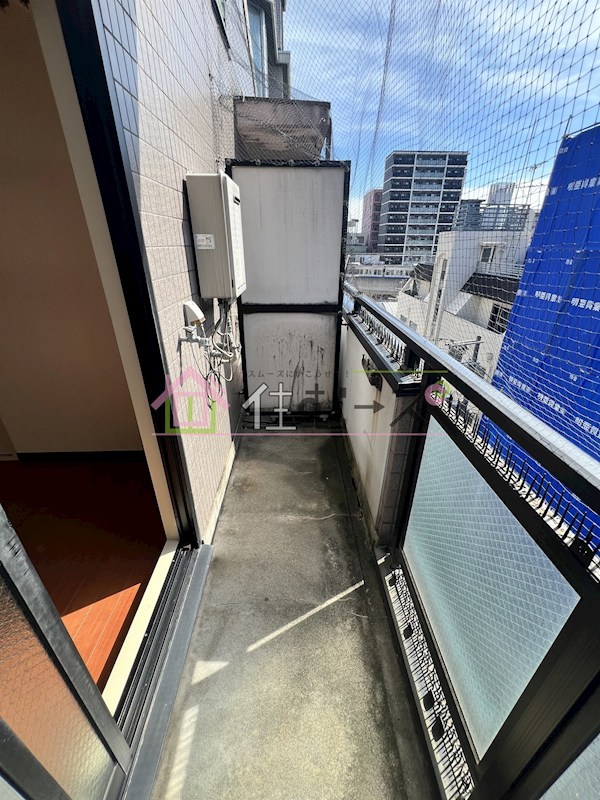 長居大発マンション ベランダ