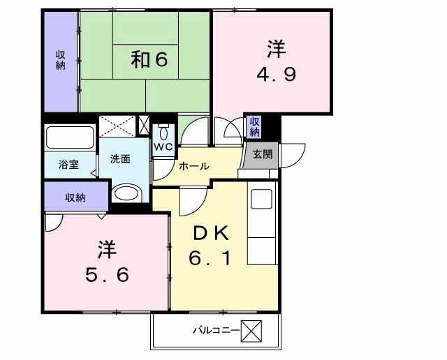 ヴェスタｉｎ盾津 間取り