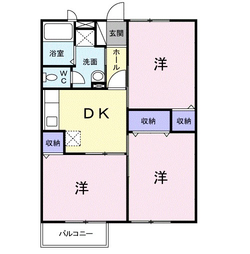フローラハイツ 間取り