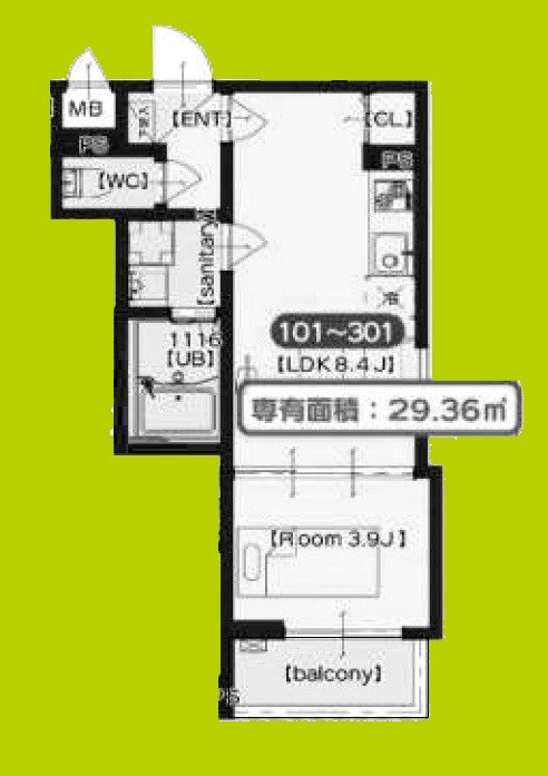 F　asecia　Phanes 間取り図