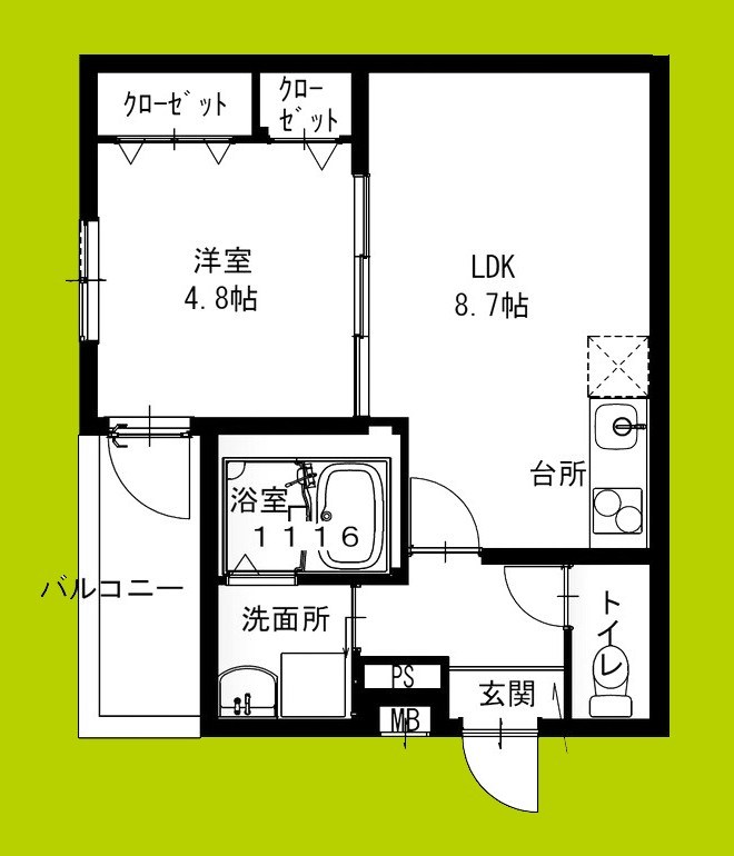 フジパレス高石加茂 間取り