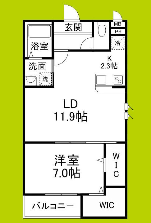 Ｗisteria terrace 間取り