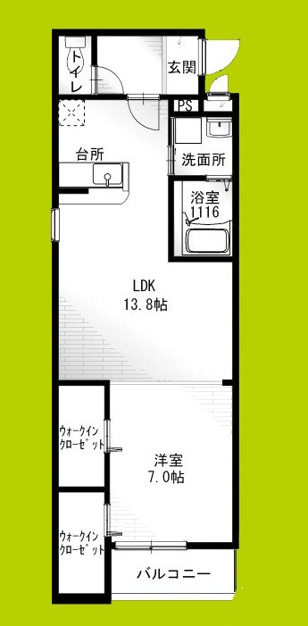Ｗisteria terrace 間取り図