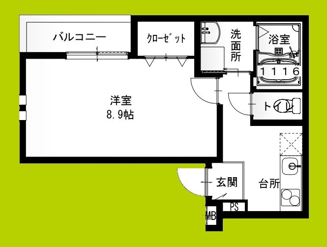 フジパレス羽衣 間取り