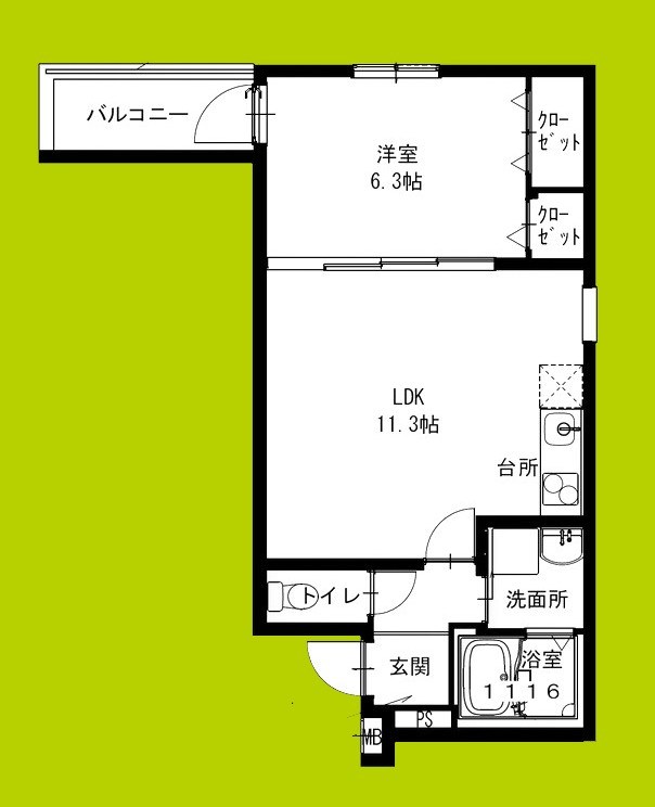フジパレス高石加茂 間取り