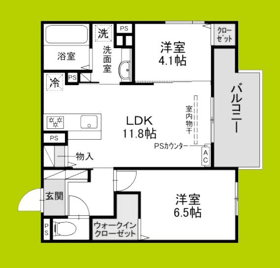 めぞん西田中 間取り