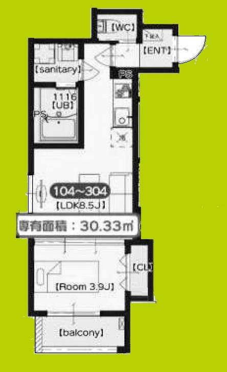 F　asecia　Phanes 間取り図